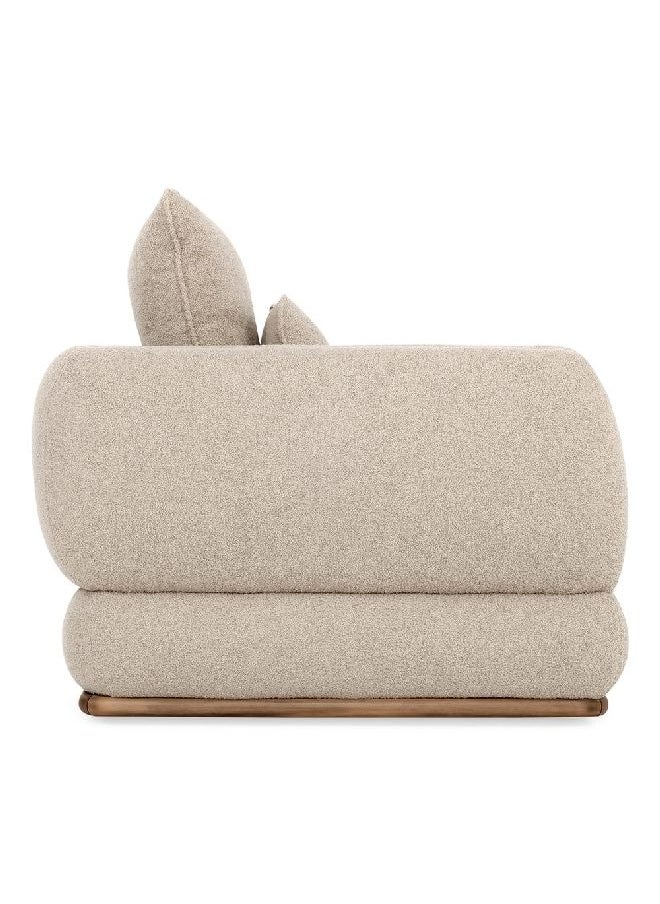 Cocco Armchair Beige & Brown