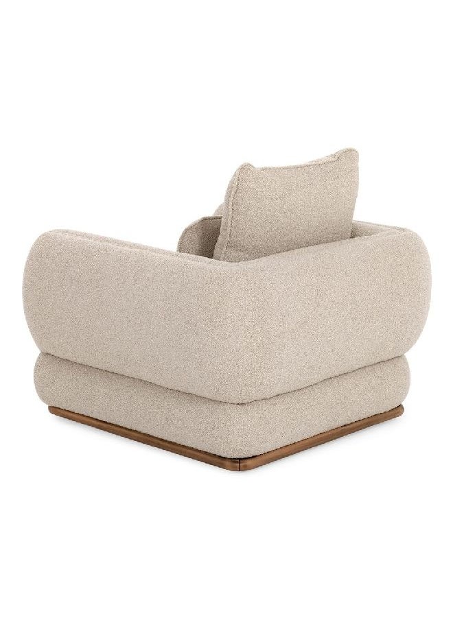 Cocco Armchair Beige & Brown