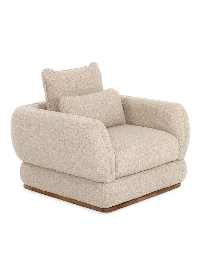 Cocco Armchair Beige & Brown