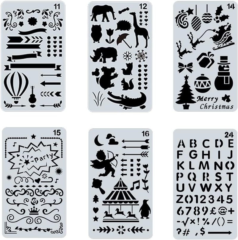 Ryoma Wood Burning Tips Letters Uppercase Alphabet Number Symbol Branding and Personalization Set (Include 38 Numbers 18 Symbol and 6 Stencils) - Image 4