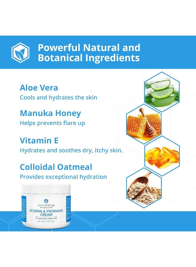 DermaChange Organic Shingles Nerve Pain Treatment and Relief Cream with Manuka Honey - Image 2