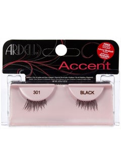 Andrea Strip Lashes, Accent Lash #301, (61301) 1 Pair (Pack of 4)  - Image 3