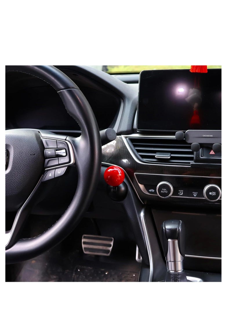 Generic 2pcs Car Engine Start Button Cover, One-Click Start Decorative Sticker, Anti-accidental Touch Anti-scratch Protective Cover, Suitable for Most Cars  - Image 4
