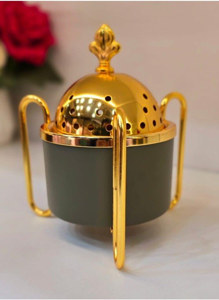 Damanhoor - Bakhoor Burner Blend of Elegance and Functionality Perfect for Weddings Homes Offices Serene Spaces like Studies Spas and Yoga Rooms Enhance Any Environment Captivating Design and Soothing Fragrances - Image 1