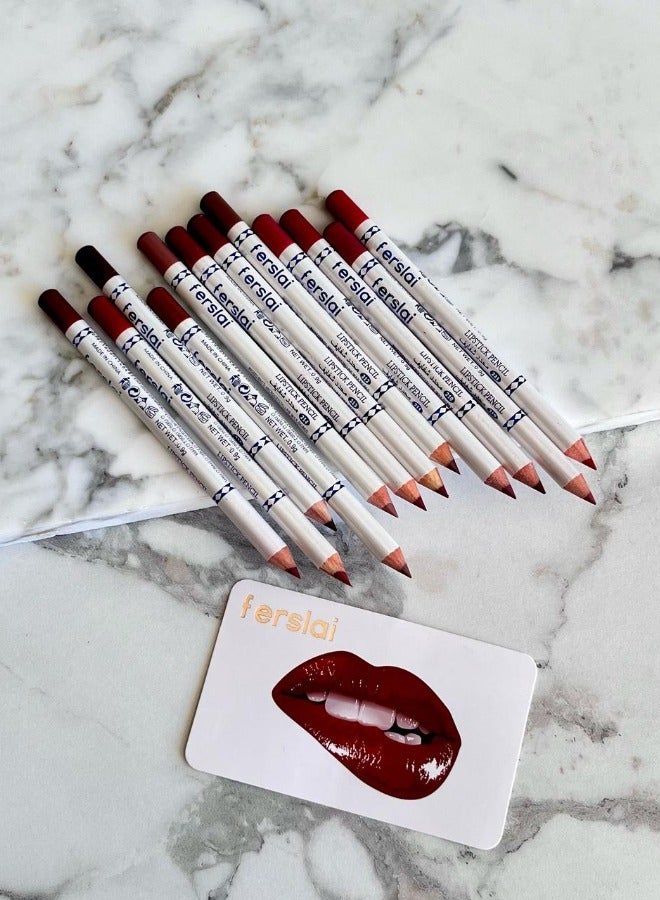 Ferslai Lip Liners - 12 Permanent Colors - Image 1