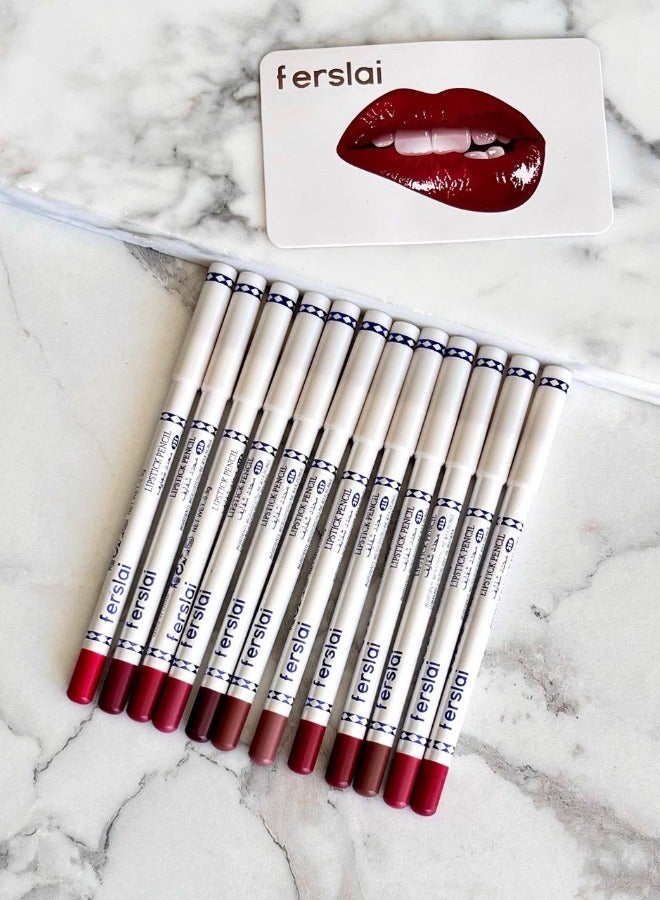 Ferslai Lip Liners - 12 Permanent Colors - Image 3