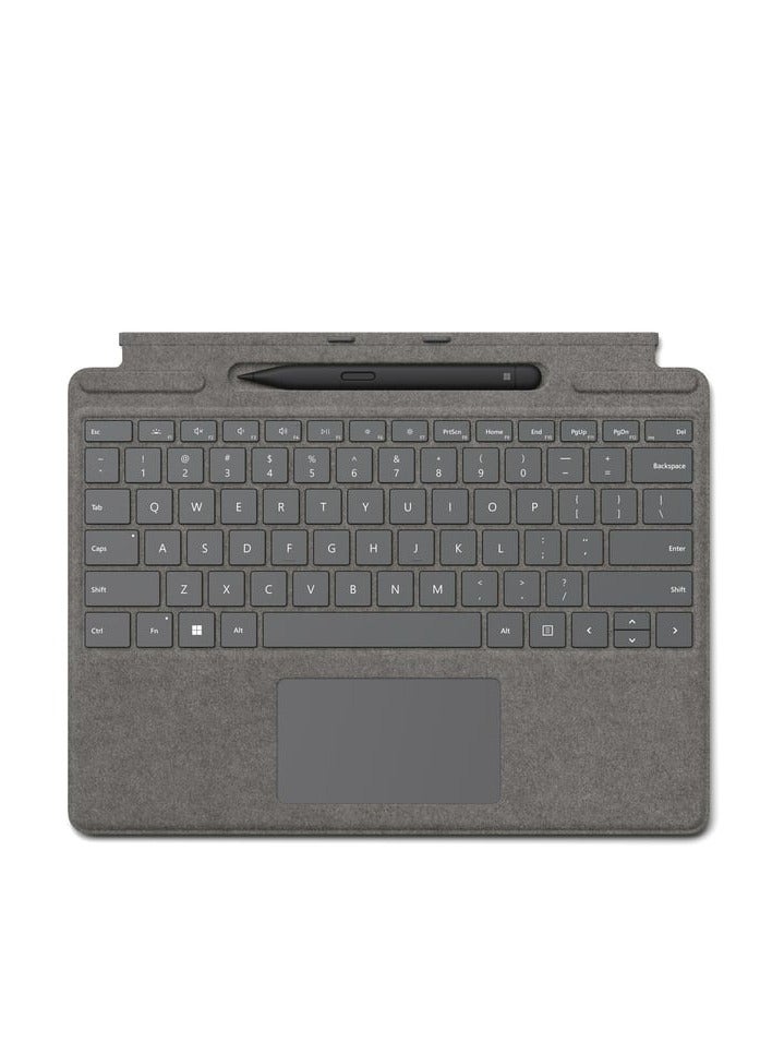 Microsoft Surface Pro Signature Keyboard with Slim Pen 2 English Platinum - Image 1