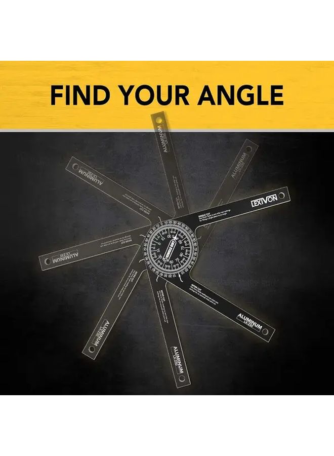 Mechanical Angle Finder With Precision Laser Engraved Scales Ergonomic Handle - Image 5