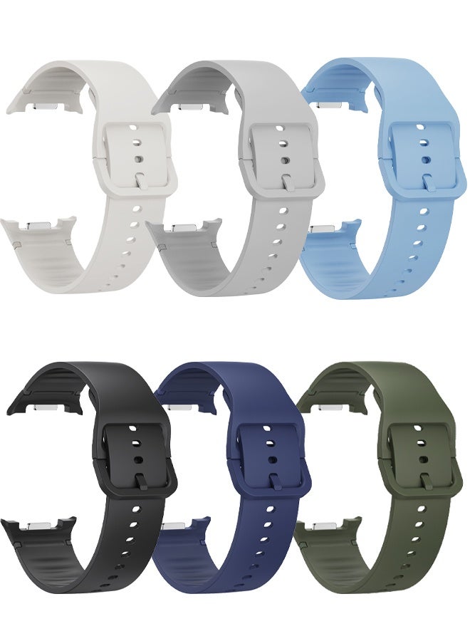 HablTech Silicone Sport Strap Compatible with Samsung Galaxy Watch 8 40mm 44mm/Galaxy Watch 8 Classic 46mm Soft Silicone Replacement Bands - Image 2