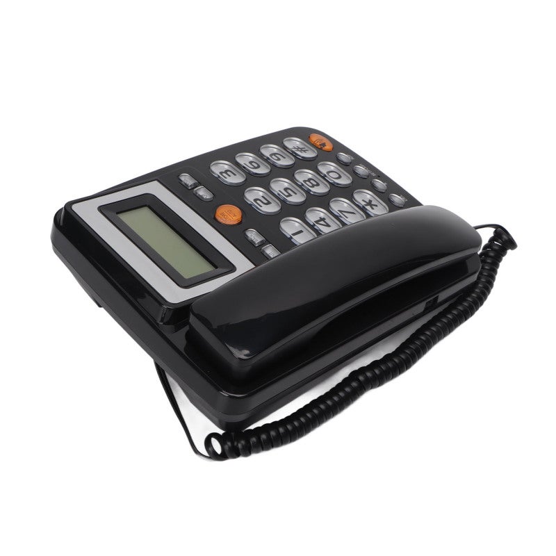 Big Button Corded Phone with Speed Dialing Large Button Landline Phone - LCD Display No Power Required Desktop Corded Telephone for Home Office Hotel Use - Image 4