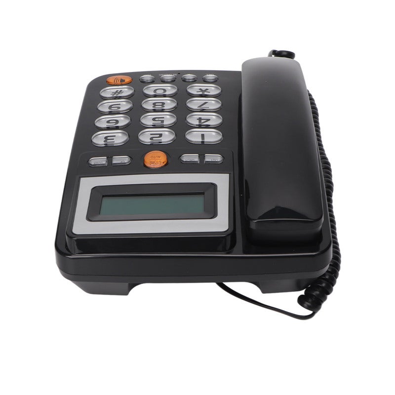 Big Button Corded Phone with Speed Dialing Large Button Landline Phone - LCD Display No Power Required Desktop Corded Telephone for Home Office Hotel Use - Image 5