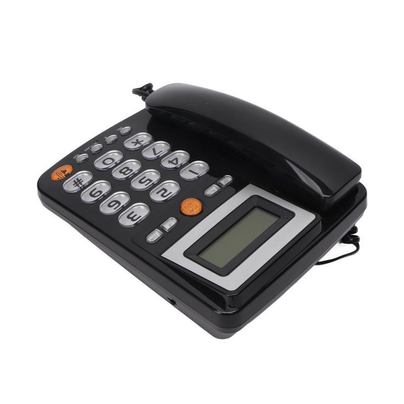 Big Button Corded Phone with Speed Dialing Large Button Landline Phone - LCD Display No Power Required Desktop Corded Telephone for Home Office Hotel Use - Image 3
