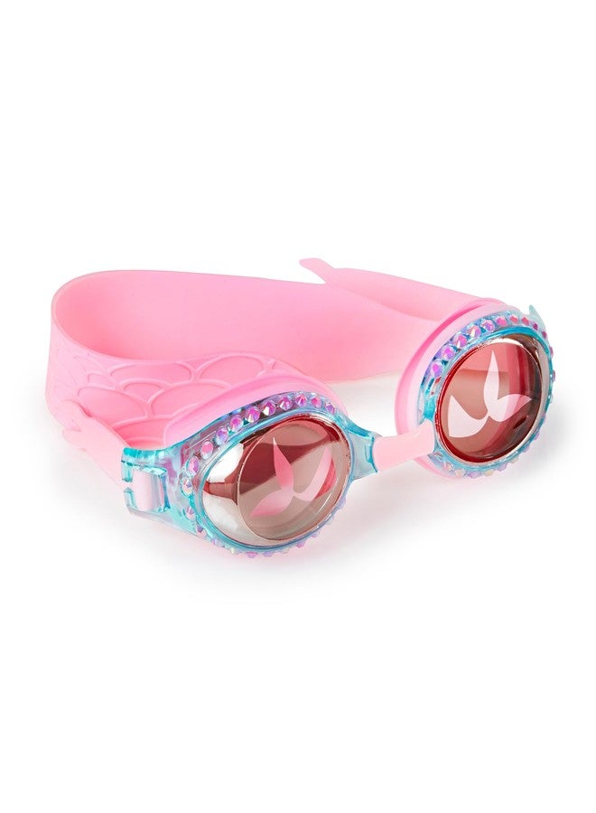 Bling 2O Girls Swim Goggles for Kids – Pink Mermaid Design, Anti-Fog UV Protection Lenses, Adjustable Strap, Leakproof Comfortable Fit for Pool, Beach, Swim Lessons & Vacation, Ages 3+ - Image 1