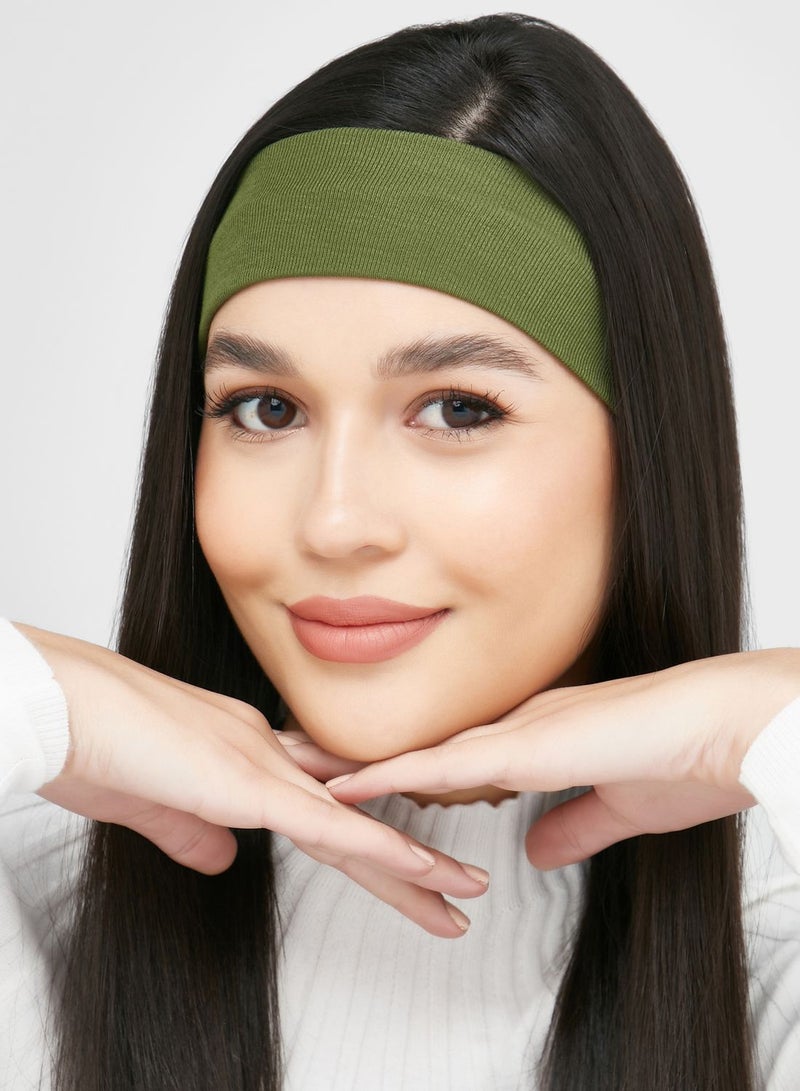 Ginger 2 Pack Sporty Jersey Stretch Headband  - Image 4