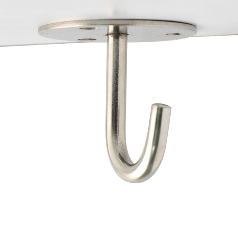 Black Stainless Steel Hook Ceiling Fan Hook Wall Ceiling Hanging Lighting Ceiling Hook U-Shaped Load-Bearing Hook - Image 4