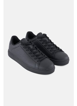 Algspar Men Lace Up Casual Shoes, Black  - Image 1