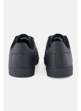 Algspar Men Lace Up Casual Shoes, Black  - Image 3