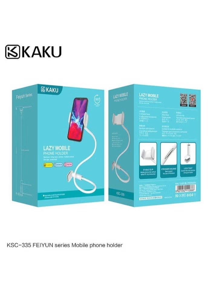 Kaku Portable Desktop Phone Holder – Adjustable Mobile Phone Holder Stand for Desk, Bed, and Office – Sturdy & Flexible Mount for Smartphones and Tablets – Compatible with iPhone, Samsung, Huawei, and More – Ergonomic Design for Hands-Free Viewing and Comfort - Image 4