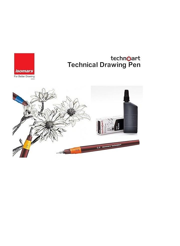 Isomars Technoart Technical Drawing Pen 0.3mm - Image 3