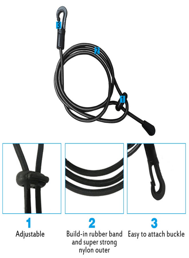 Paddle Leash Paddle Holder Rope Nylon Landyard Kayak Accessories Fishing Rod Paddle Leash - Image 4