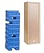 WE Games Wooden Block Stacking Party Game for Adults Tumble Tower Wedding Guest Book Alternative Tabletop Games Includes Storage Case 12 inches - Image 2