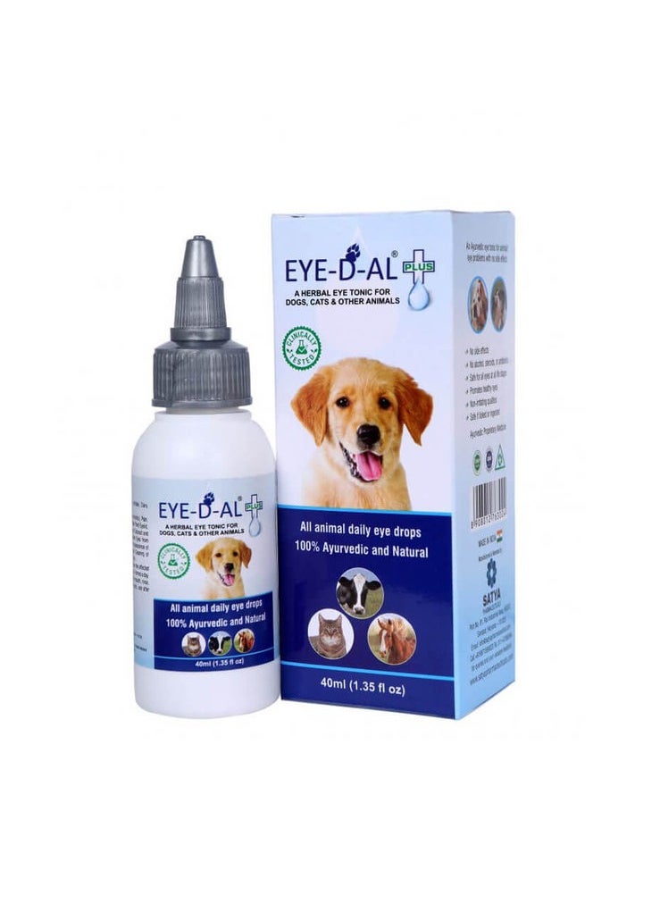Eye-D-Al Plus - Herbal Eye Tonic For Dog Cats & Other Animals - 40ml - Image 1