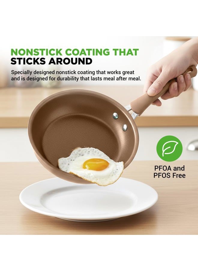 NutriChef 20-Piece Nonstick Kitchen Cookware Set - PFOA/PFOS-Free Heat Resistant Lacquer Kitchenware w/Bakeware, Frying Pans, Cooking Pots, Utensils - Image 3