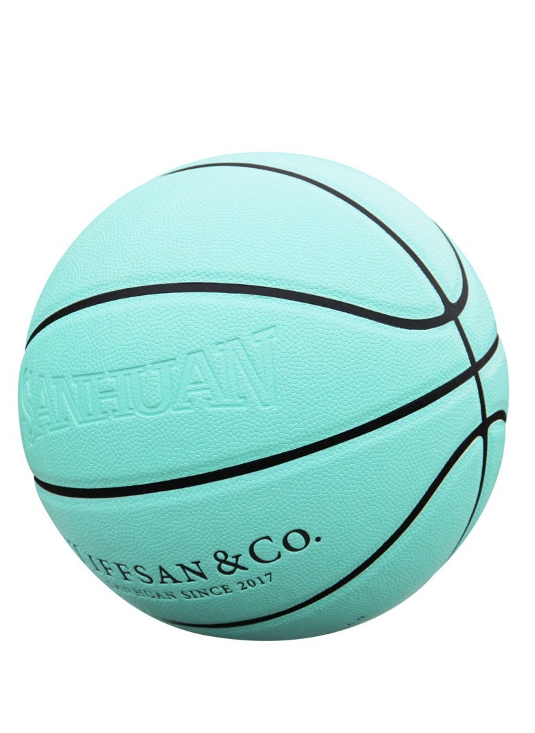SUCITY Basketball, Standard Official Indoor and Outdoor Basketball Leather Goods, General Basketball Game Training, Basketball Outdoor Sports Goods  - Image 1