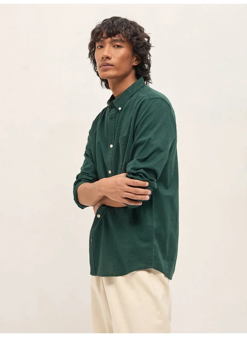 ذا بير هاوس قميص رجالي بأكمام طويلة – أساسي كلاسيكي مريح وأنيق للعمل أو السفر أو الخروجات الكاجوال