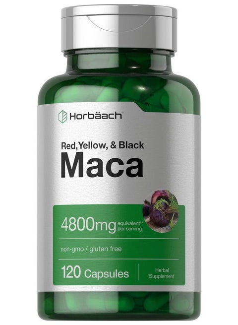 Maca Root Capsules for Men and Women | 120 Pills | High Potency Extract | Non-GMO and Gluten Free Formula