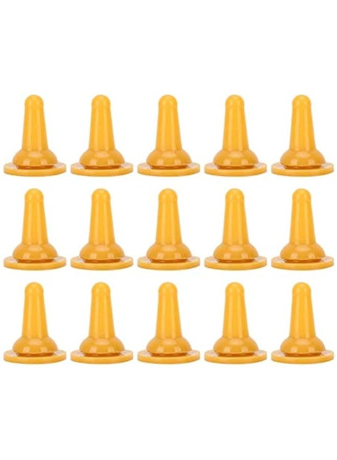 Pet Feeding Bottle Nipple, 15Pcs Soft Silicone Cat Dog Feeding Pacifier Pet Feeding Tool Accessory for Puppies Kittens Bunnies and Baby Ferrets - Image 1