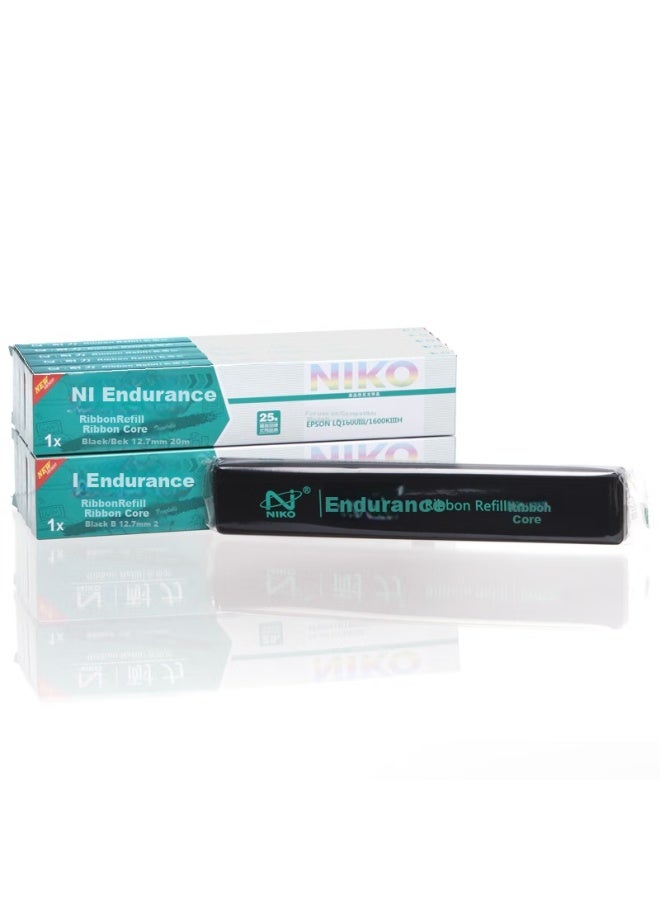 Niko N Lq1600kiii Black Ribbon Core (pack Of 10) (compatible With Epson Lq1900kii/1900kii+/1900kiih/1600kiiih) - Image 1