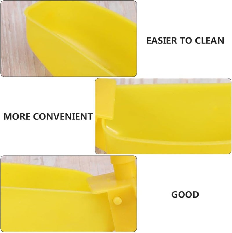 10 قطعة من أوعية الشرب الأوتوماتيكية للدواجن، سقاية صفراء كبيرة للدجاج، مناسبة للحمام والسمان والببغاء، متوافقة مع أنبوب الماء - Image 4