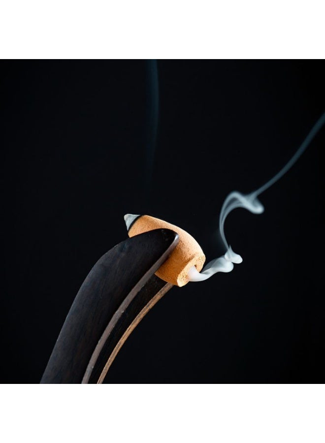 أقماع بخور الارتداد الطبيعي – برائحة الصندل والشيح والسرو (60 قطعة) - Image 3