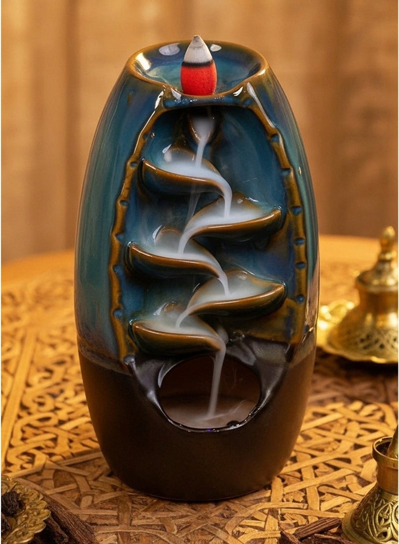 أقماع بخور الارتداد الطبيعي – برائحة الصندل والشيح والسرو (60 قطعة) - Image 2