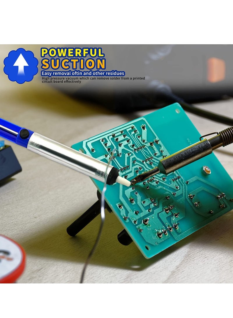 Solder Desoldering Pump Electric Soldering Iron Auxiliary Tool Manual Desoldering Suction Pump Vacuum Solder Removal Tool - Image 5