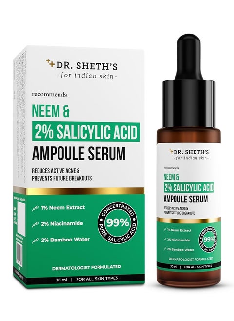 Dr. Sheth's Neem & BHA Spot Clarifying Serum 30ml