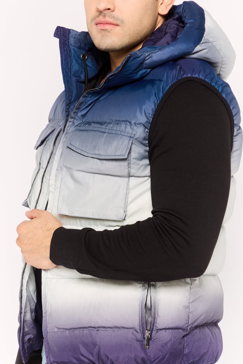 Armani Exchange Men Hooded Softshell Jacket, Purple Combo  - Image 2