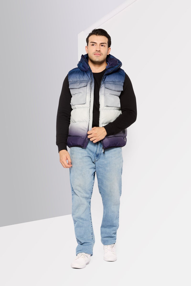 Armani Exchange Men Hooded Softshell Jacket, Purple Combo  - Image 4