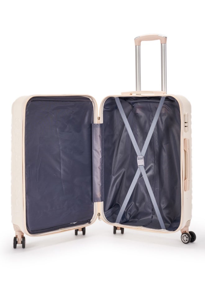 LIMRA Cabin Carry Check-In Luggage Trolley Size 20 inch Beige  - Image 5