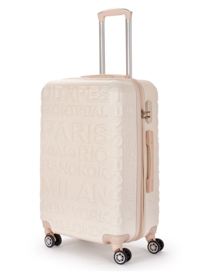 LIMRA Cabin Carry Check-In Luggage Trolley Size 20 inch Beige  - Image 2