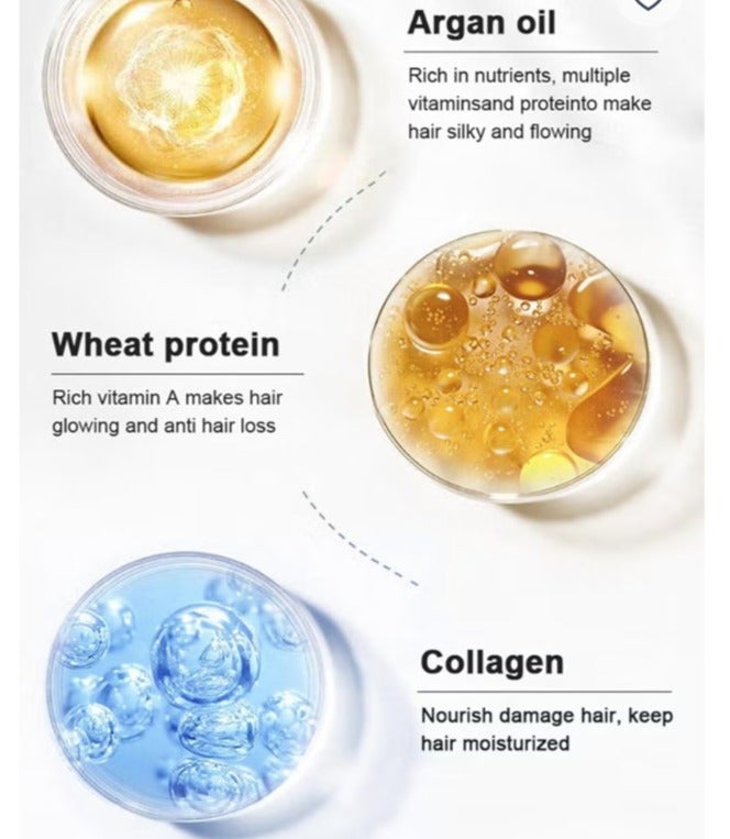 Karseell Collagen Hair Mask + Essence Oil 500ml + 50ml / 18.6fl oz - Image 4