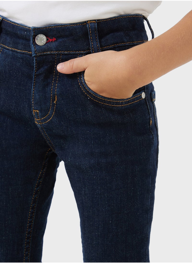 HUGO - Kids Essential Slim Fit Jeans - Image 1