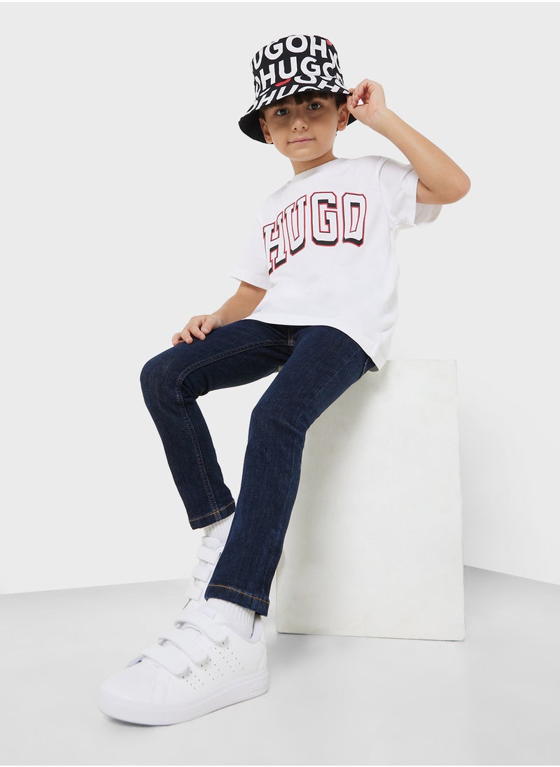 HUGO - Kids Essential Slim Fit Jeans - Image 1