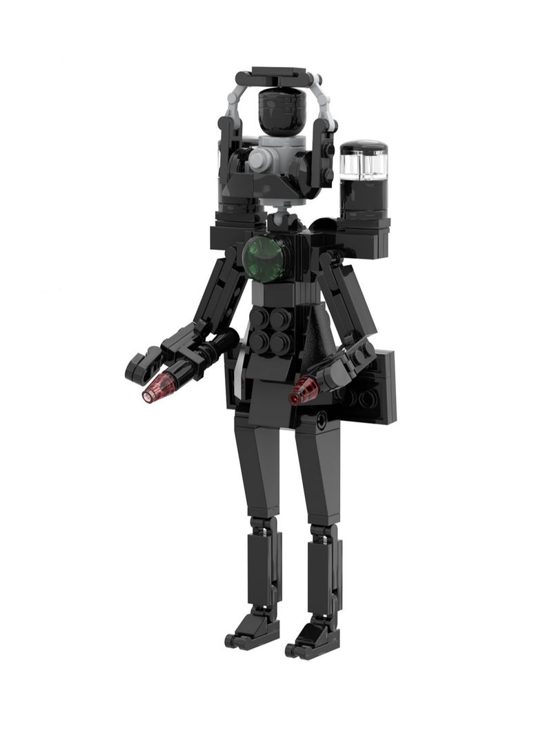 Children's Self-assembly Small Particle Toy Building Blocks Titan Microphone Human Model Hand  - Image 1
