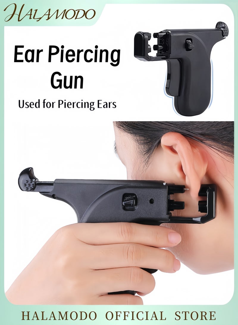 HALAMODO Spring-Piercing Ear Piercing Gun Ergonomic Ear Stud Gun with Replaceable Slots Safe Fast and Efficient Piercing Tool for Ears  - Image 1