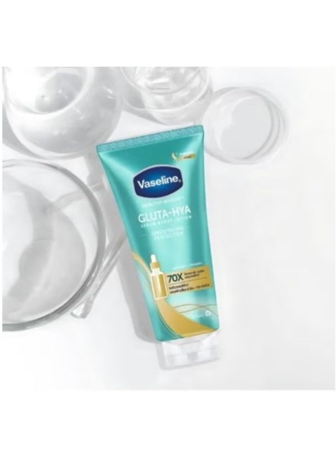 فازلين هيلثي برايت جلوتا-هيا سيروم بيرست لوشن لتنعيم البشرة 300 مل - Image 4