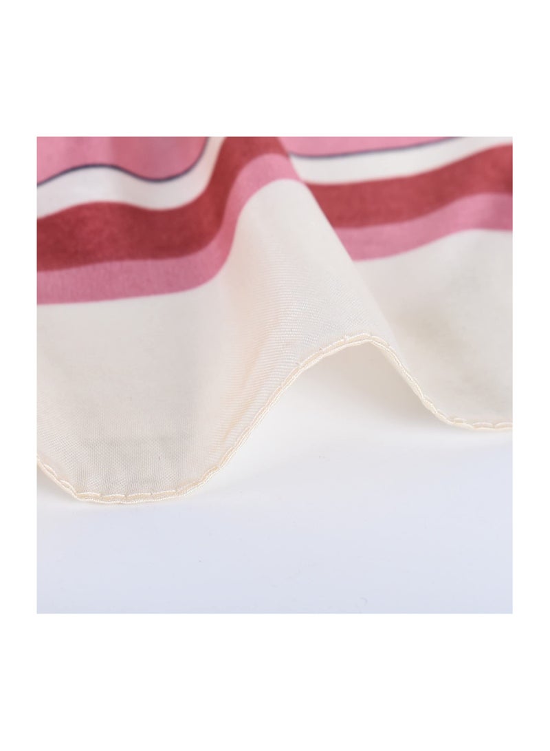 Elegant Women's Silk Bandana Hair Scarves - 35" Square Scarves with Geometric Patterns, Perfect for Hairstyle Accessories (Set of 4) for Girls and Women. - Image 3