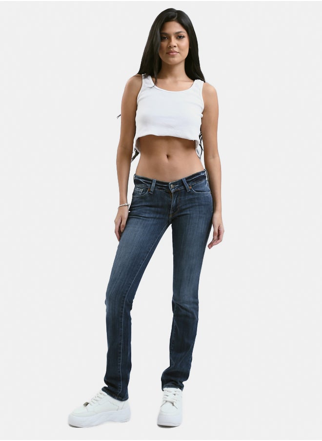 RAVIN Standard Blue Casual Solid Skinny Jeans  - Image 5