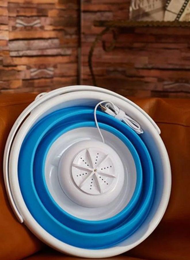 Portable Cloth Cleaner Turbine Washer White/Blue - Image 2